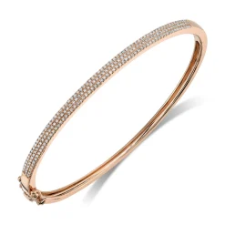 0.52CT DIAMOND PAVE BANGLE