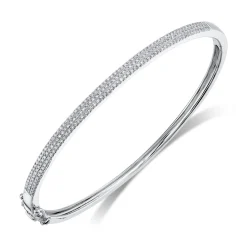 0.52CT DIAMOND PAVE BANGLE