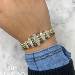 2.19CT DIAMOND PAVE BANGLE