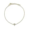 0.05CT DIAMOND PAVE HEART BRACELET