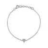 0.05CT DIAMOND PAVE HEART BRACELET