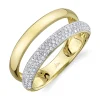 0.32CT DIAMOND PAVE RING
