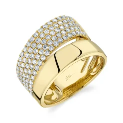 1.03CT DIAMOND PAVE RING