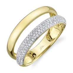 0.32CT DIAMOND PAVE RING