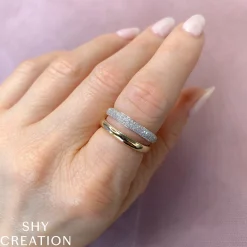 0.32CT DIAMOND PAVE RING