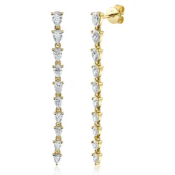 1.70CT DIAMOND PEAR EARRING