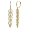 0.60CT DIAMOND 'Phoenix' Drop FEATHER EARRING - Short