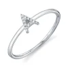 0.04CT DIAMOND RING - INITIAL A