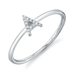 0.04CT DIAMOND RING - INITIAL A
