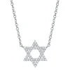 0.11CT DIAMOND STAR OF DAVID NECKLACE