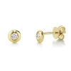 0.22CT DIAMOND STUD EARRING