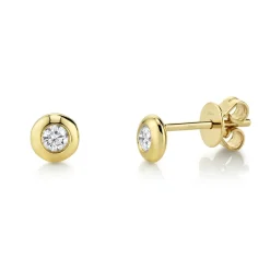 0.22CT DIAMOND STUD EARRING