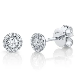 0.24CT DIAMOND STUD EARRING