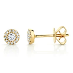 0.24CT DIAMOND STUD EARRING