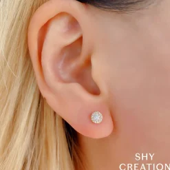 0.24CT DIAMOND STUD EARRING