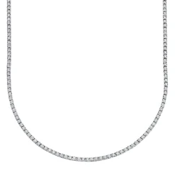 3.96CT DIAMOND TENNIS NECKLACE
