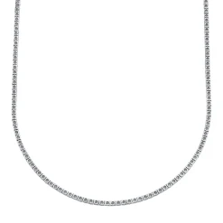 3.96CT DIAMOND TENNIS NECKLACE
