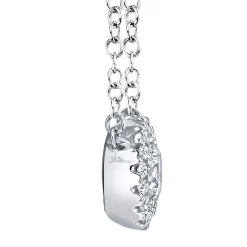 0.20CT-CTR(ROUND) 0.05CT-SIDE DIAMOND NECKLACE