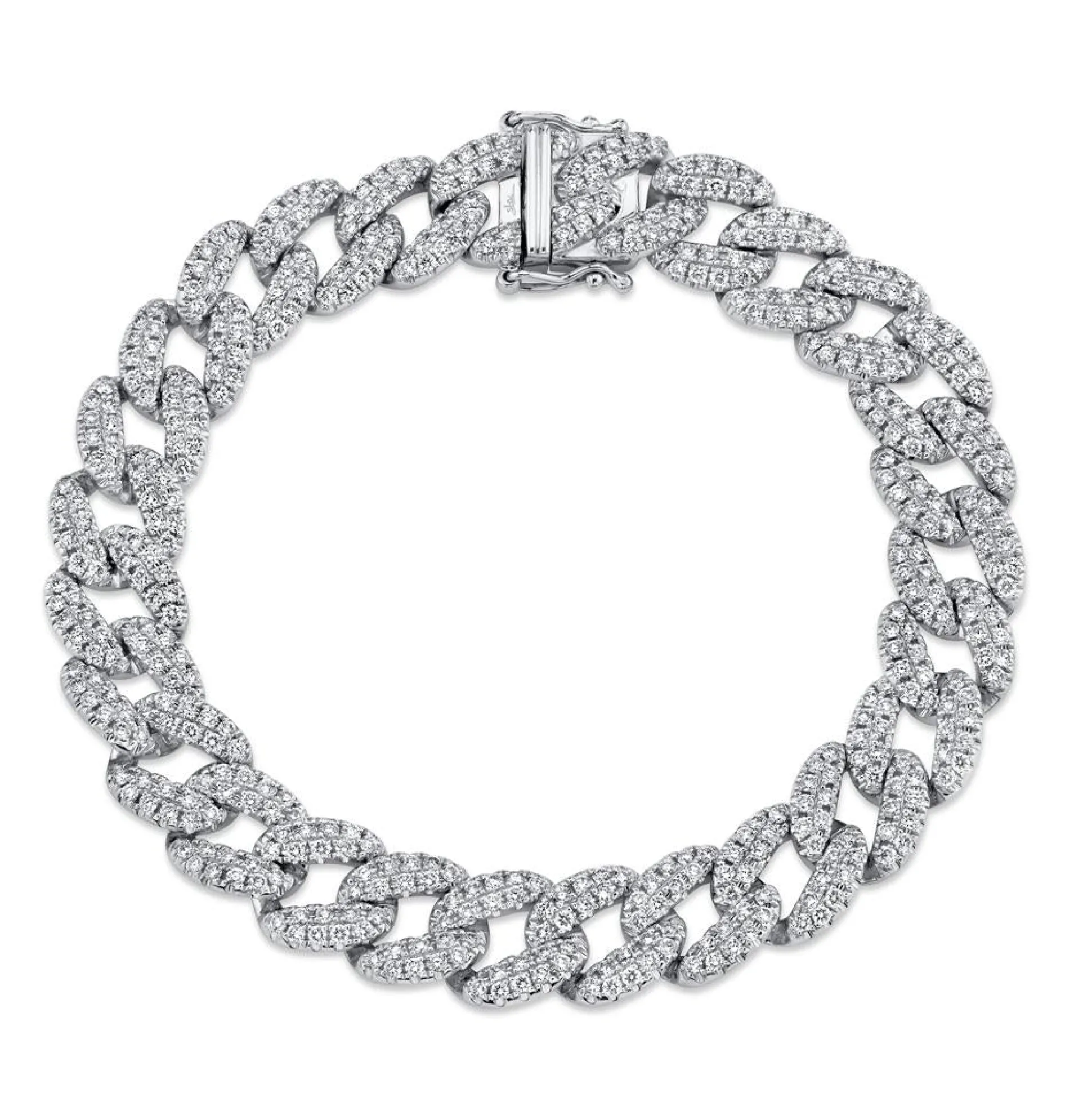 Havana Midi 4.36 Ct. Diamond Pave Link Bracelet