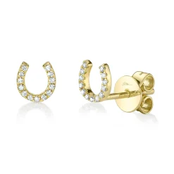 Oakley 0.06 Ct. Diamond Horseshoe Stud Earring
