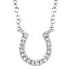 Oakley 0.06 Ct. Diamond Horseshoe Pendant Necklace