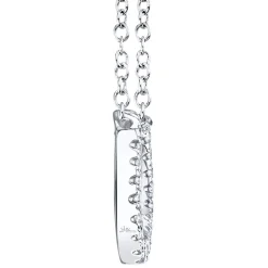 Oakley 0.06 Ct. Diamond Horseshoe Pendant Necklace