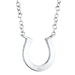 Oakley 0.06 Ct. Diamond Horseshoe Pendant Necklace