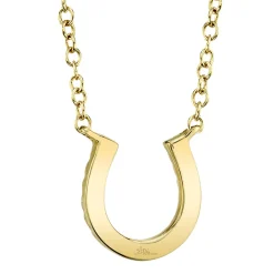 Oakley 0.06 Ct. Diamond Horseshoe Pendant Necklace